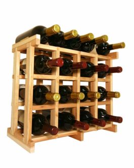 Grand Mahogany Wine Bottle Grids – 17 Bottles