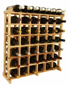 Grand Mahogany Wine Bottle Grids – 44 Bottles