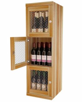 Three Level – Wine Storage Lockers With Fixed Shelves