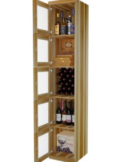 Five Level – Wine Storage Lockers With Fixed Shelves