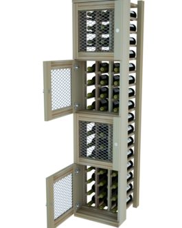Four Level – Standard Wooden Wine Storage Lockers