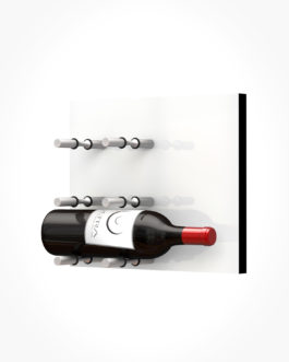 Fusion Panel Label Forward Wine Rack – White Acrylic