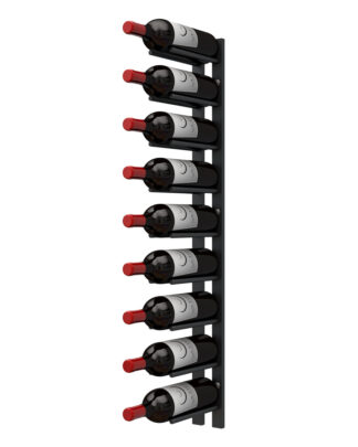 3FT Wall Mounted Cork Forward Metal Wine Rack