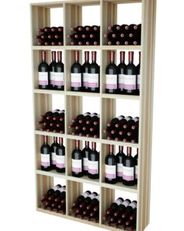 Commercial Rectangular Wine Display Shelf – 240 Bottles